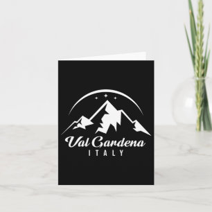 Tarjeta Estación de esquí Val Gardena Italia Esquí Snowboa
