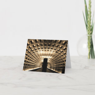 Tarjeta Estación de metro Notecard