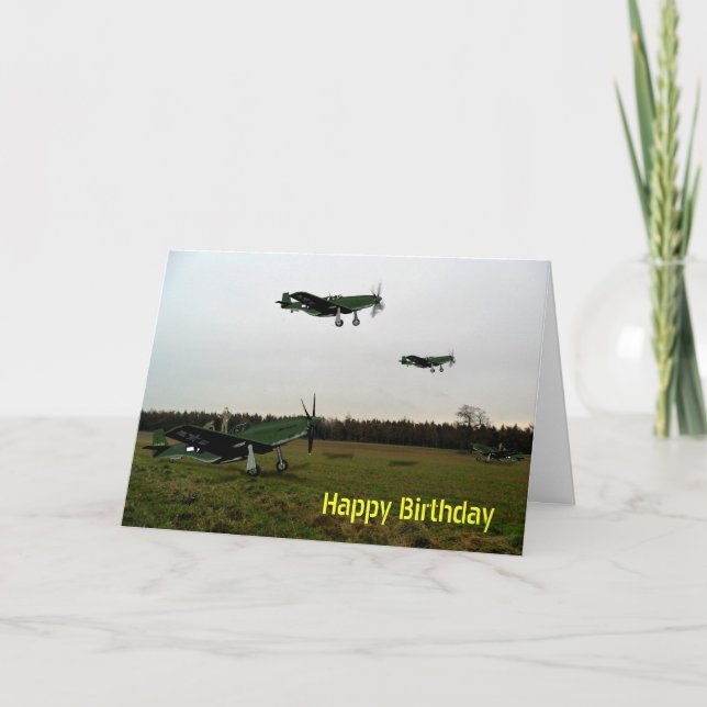 Tarjeta Estación de Mustang Norfolk 1943 (Anverso)