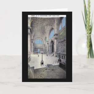 Tarjeta Estación de Pennsylvania, vintage 1913 de New York