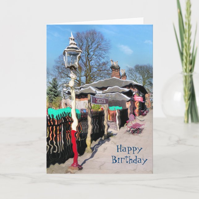 TARJETA ESTACIÓN DE TREN ANTIGUA (Anverso)