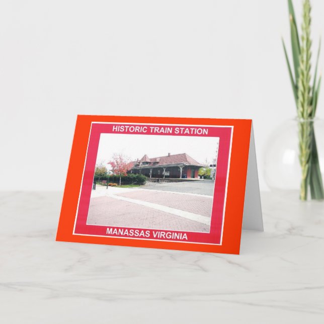 TARJETA ESTACIÓN DE TREN HISTÓRICA (Anverso)