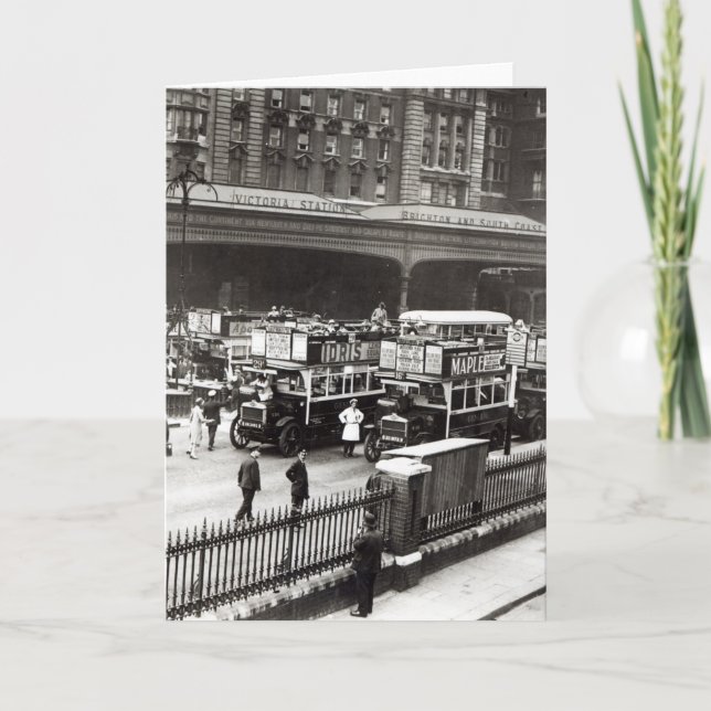 Tarjeta Estación Victoria, años 20 (Anverso)