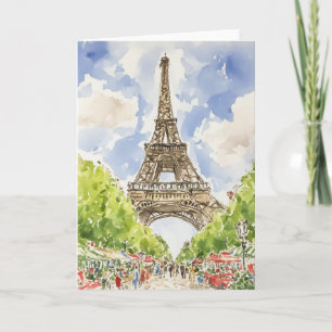 Tarjeta Estacionamiento acuático de la Torre Eiffel