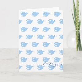 Tarjeta Estacionario de Bird Sketch
