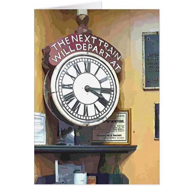 tarjeta ESTACIONES DE TREN (Frente)