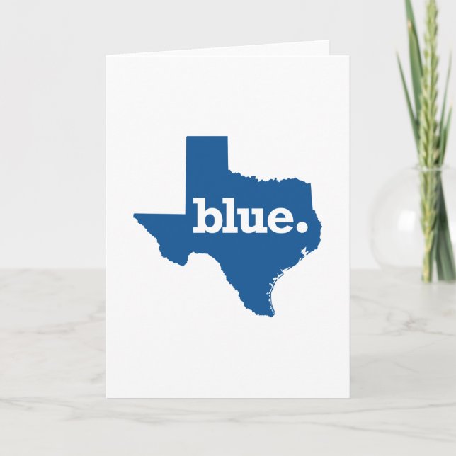 TARJETA ESTADO AZUL DE TEXAS (Anverso)
