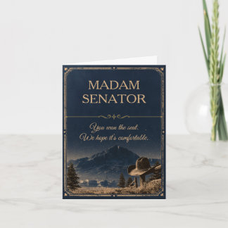 Tarjeta Estado Divertido Senado Felicidades Ganaste el Asi