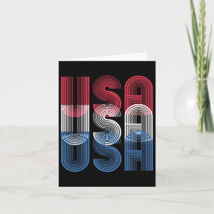 Tarjeta Estados Unidos 4 De Julio Día De La Independencia