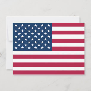 Tarjeta Estados Unidos de América bandera patriótica de EE