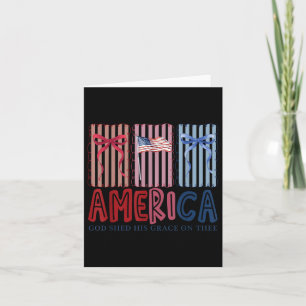 Tarjeta Estados Unidos, Dios Descartó Su Gracia El Tee 4 D