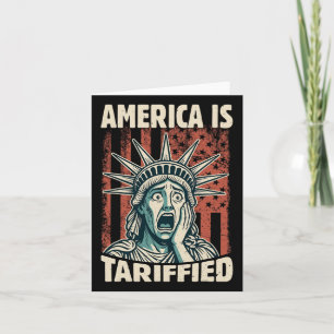 Tarjeta Estados Unidos es tan gracioso que los aranceles d