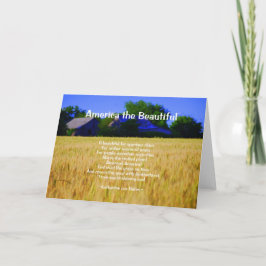 Tarjeta Estados Unidos, lo hermoso