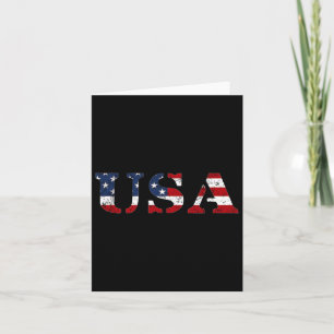 Tarjeta Estados Unidos Molesta A La Bandera Patriótica Est