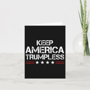 Tarjeta Estados Unidos Trumpless - Graciosos anti Trump Me