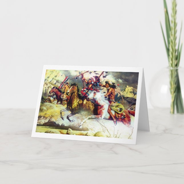 Tarjeta Estadounidense nativo - CHEYENNE (Anverso)