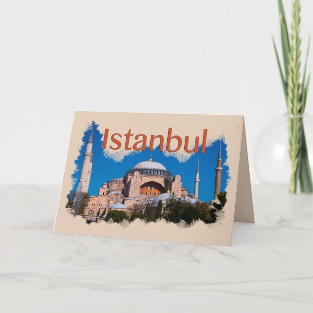 Tarjeta Estambul: Santa Sofía (Anverso)