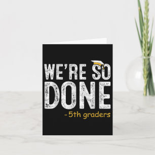 Tarjeta Estamos Así Hecho Regalos De Graduación De 5º Grad