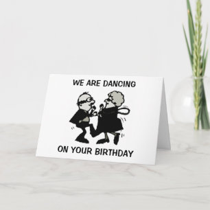 TARJETA ESTAMOS BAILANDO EN TU CUMPLEAÑOS