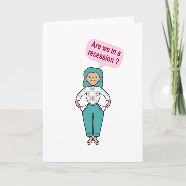 Tarjeta ¿Estamos en recesión? (Anverso)