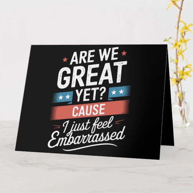 Tarjeta ¿Estamos muy bien, pero nos sentimos avergonzados  (flor amarilla)