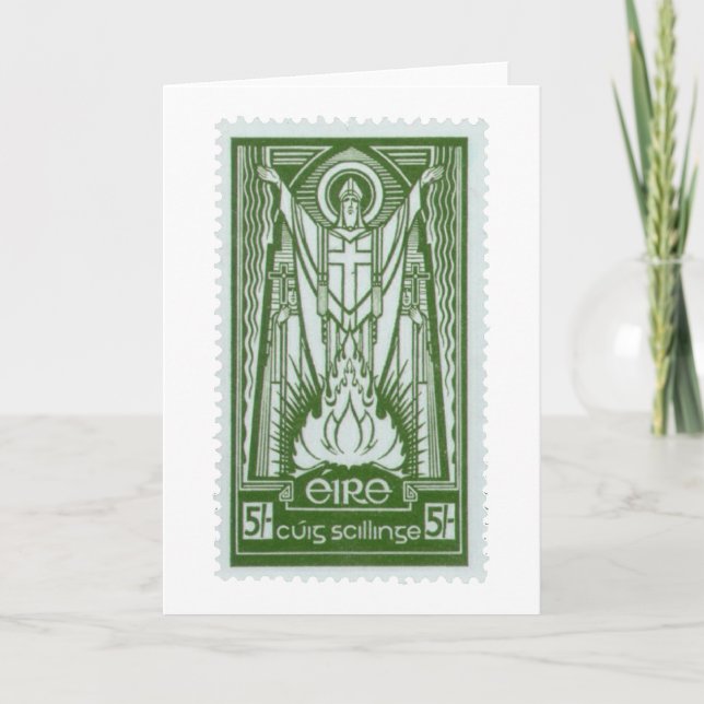 Tarjeta Estampilla de rehenes de San Patricio (Anverso)