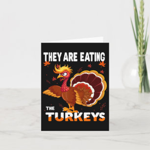 Tarjeta Están Comiendo Al Divertido Donald Trump De Turquí