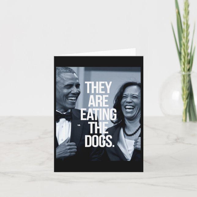 Tarjeta Están Comiendo Los Perros (Anverso)