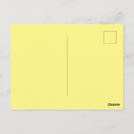 Tarjeta Estándar Amarillo Claro Personalizada Perf