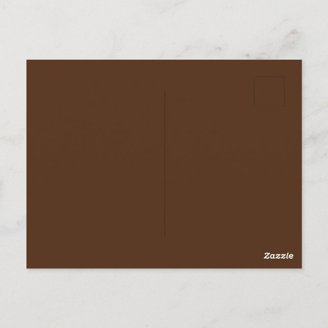 Tarjeta estándar marrón de marca personalizada per (Reverso)