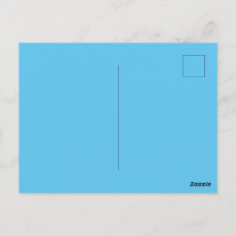 Tarjeta Estándar Personalizada de Color Azul Cielo