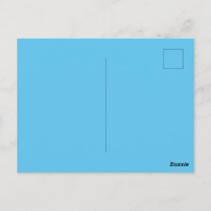 Tarjeta Estándar Personalizada de Color Azul Cielo