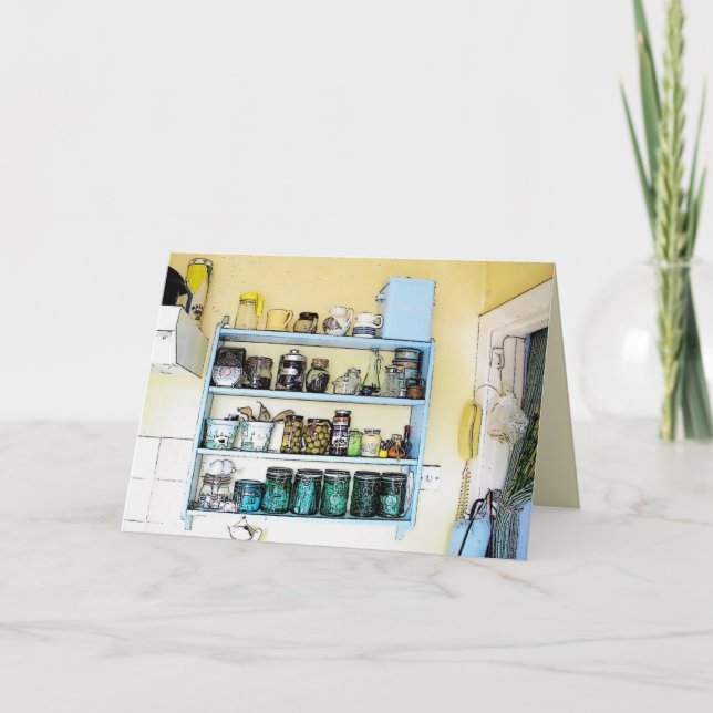 Tarjeta Estantes de la cocina del patsy (Anverso)