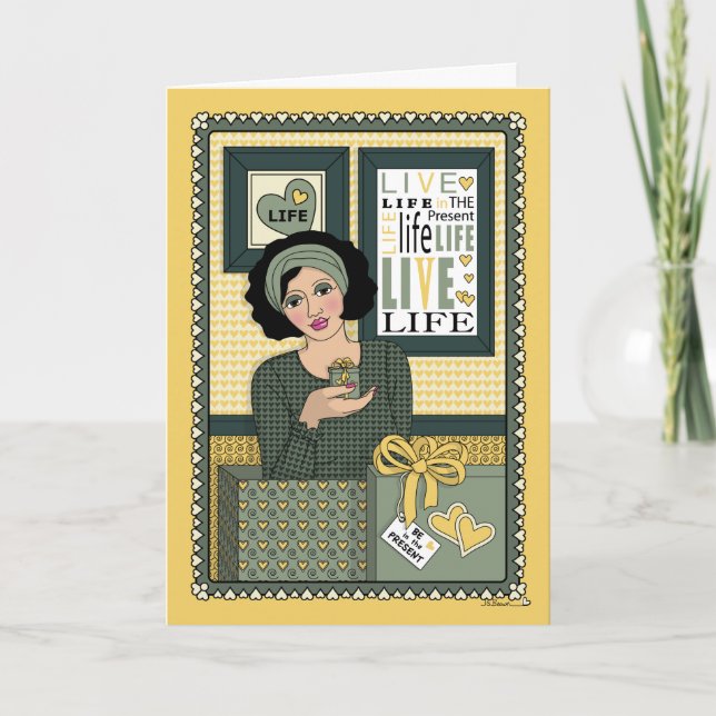 Tarjeta Estar en Present_C_Greeting (Anverso)