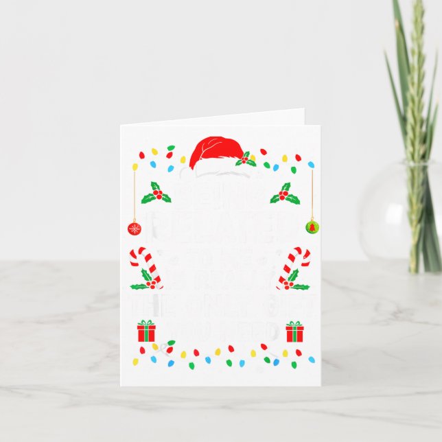 Tarjeta Estar Relacionado Conmigo Es Realmente El Único Re (Anverso)