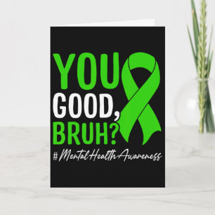 Tarjeta Estás Bien, Hermano Conciencia sobre la Salud Ment