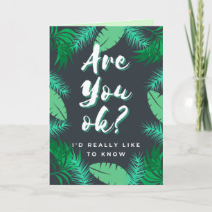 Tarjeta ¿Estás Bien? Pensando En Ti