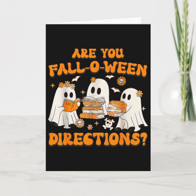 Tarjeta ¿Estás cayendo O Ween direcciones fantasma maestro (Anverso)