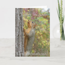 Tarjeta Estás en camino hacia arriba