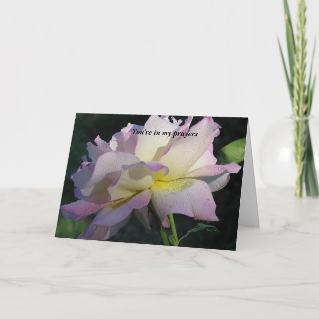 Tarjeta Estás en mis oraciones (Anverso)