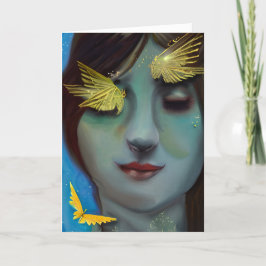 Tarjeta Estás en mis pensamientos | Dama de Bonito