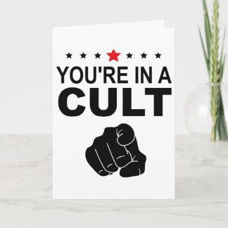 Tarjeta Estás En Un Signo De Culto 