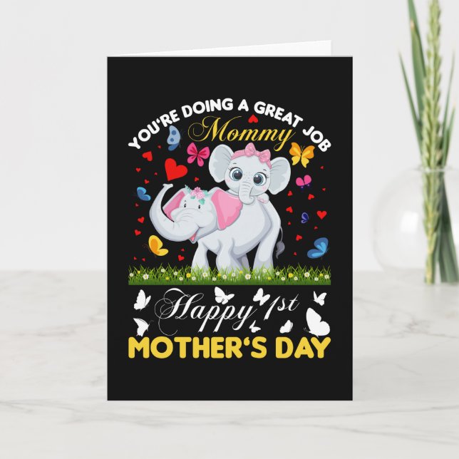 Tarjeta Estás Haciendo Un Gran Trabajo, Mamá (Anverso)