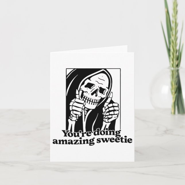 Tarjeta Estás haciendo una deliciosa dulce1 (Anverso)