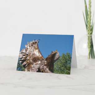 Tarjeta Estatua de Águila