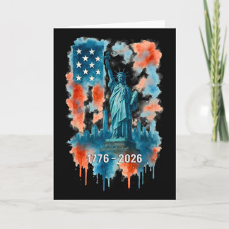 Tarjeta Estatua de la Bandera de 250 Años Libertad 1776-20