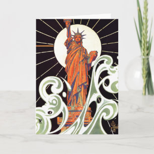 Tarjeta Estatua de la libertad