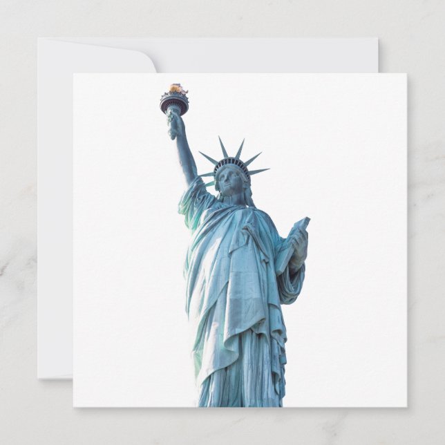 Tarjeta Estatua de la libertad  (Anverso)