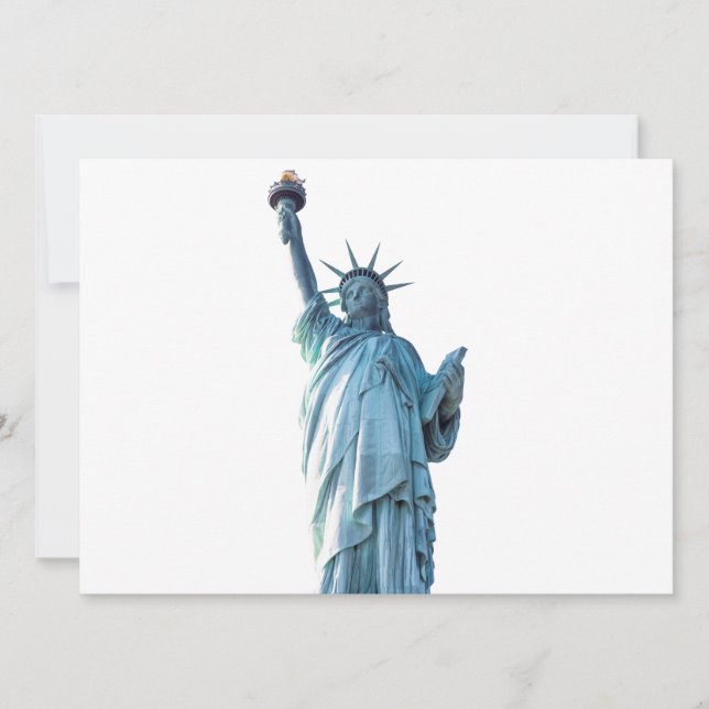 Tarjeta Estatua de la libertad (Anverso)
