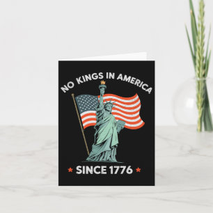 Tarjeta Estatua De La Libertad 4 De Julio No Reyes En Esta